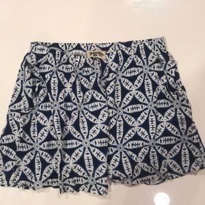 Show me your mumu navy and white shorts